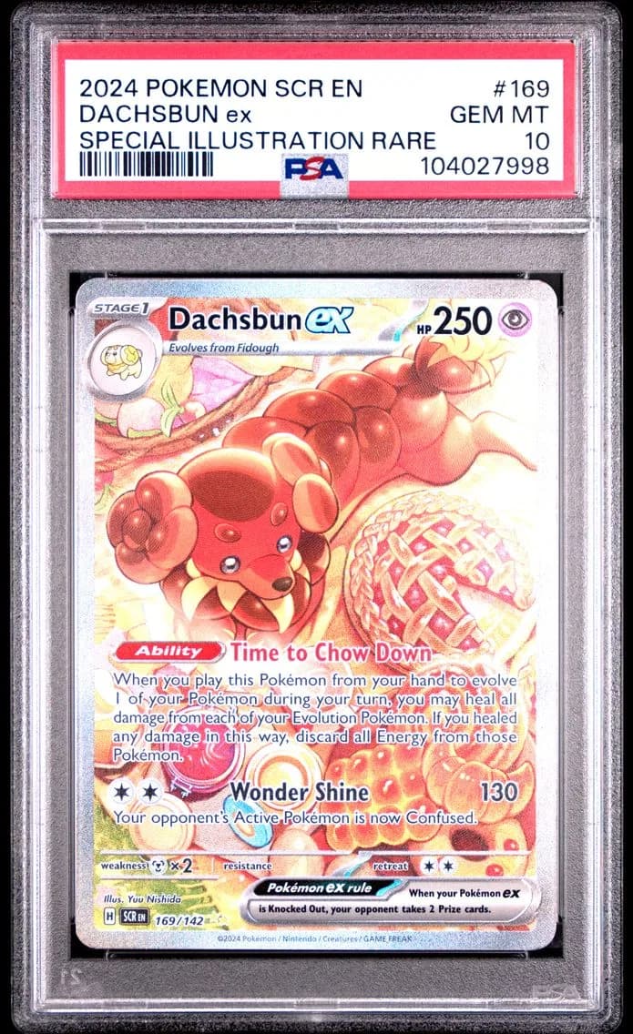 Dachsbun EX, Stellar Crown, PSA 10