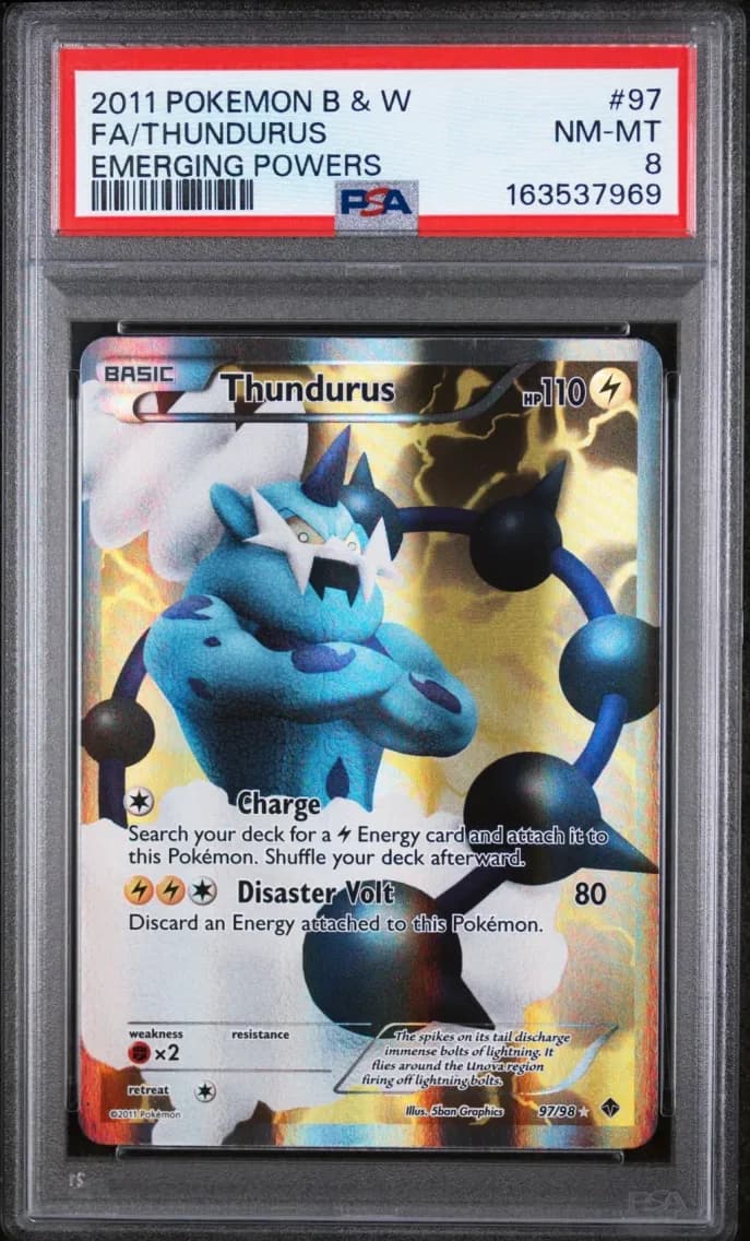 Thundurus, Black & White Emerging Powers, PSA 8