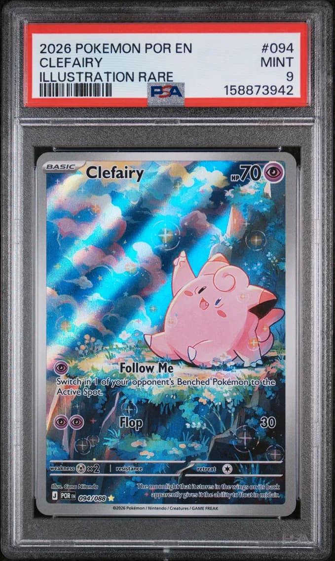 Clefairy, Perfect Order, PSA 9