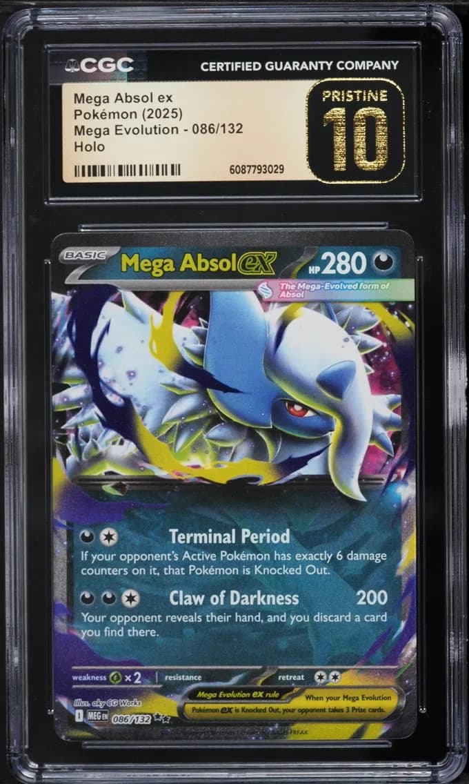 Mega Absol ex, Pokémon Mega Evolution, CGC 10
