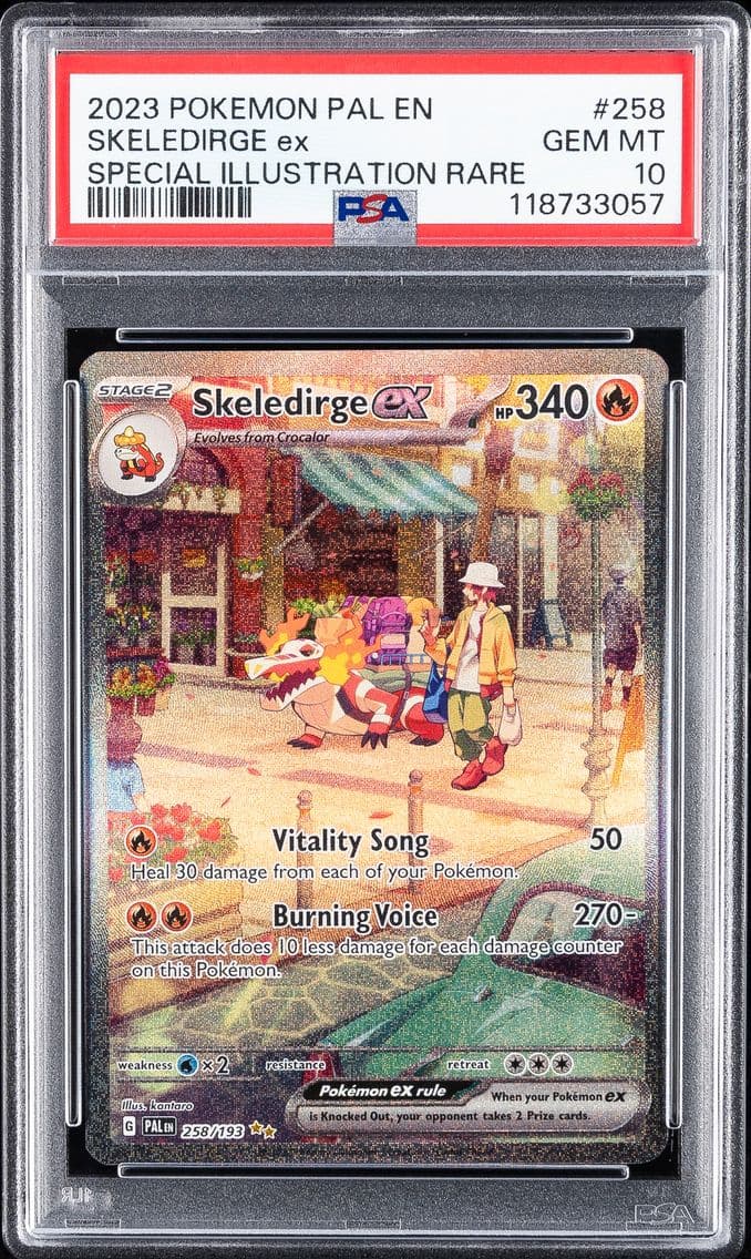 Skeledirge EX, Paldea Evolved, PSA 10