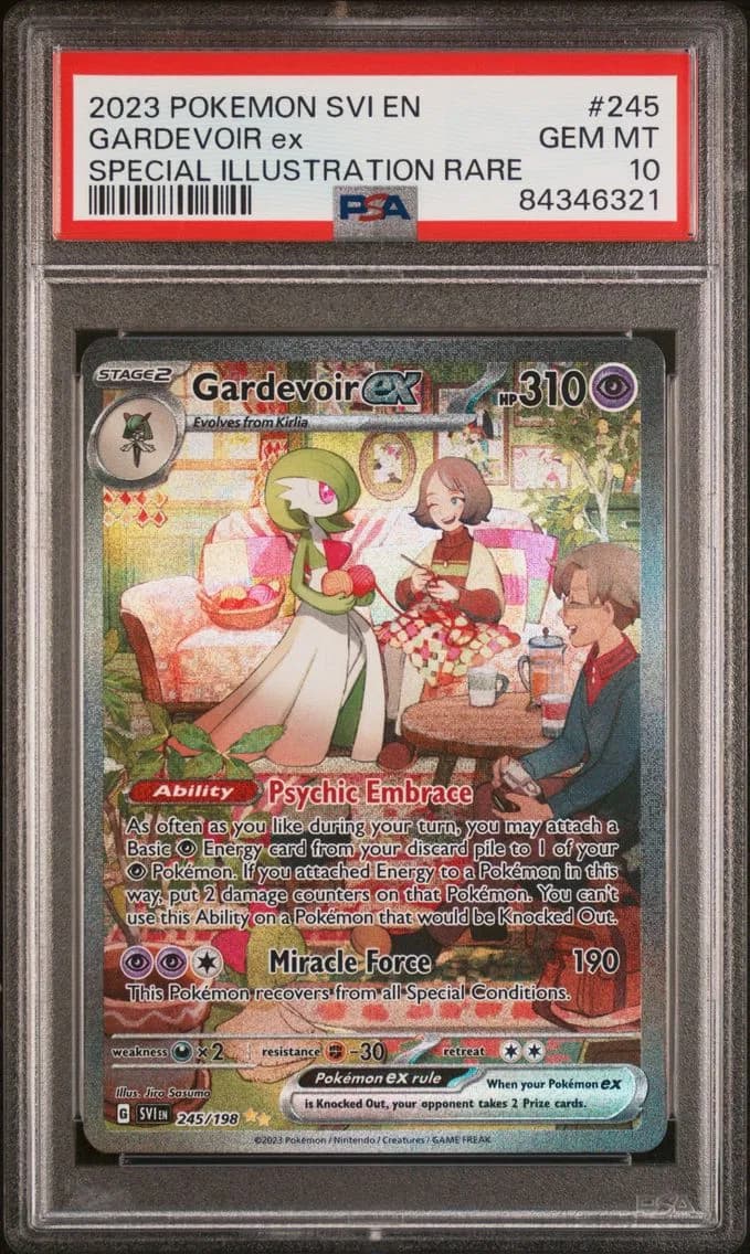 Gardevoir EX, Scarlet & Violet, PSA 10