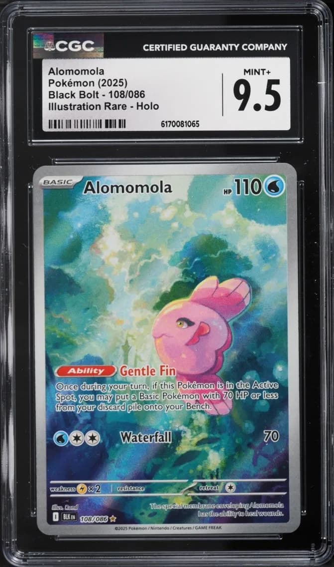Alomomola, Black Bolt, CGC 9.5