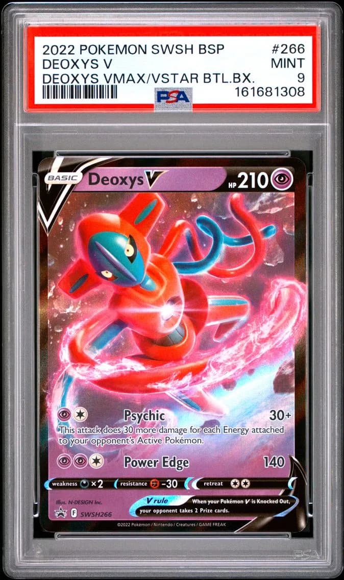 Deoxys V, Swsh Black Star Promo, PSA 9