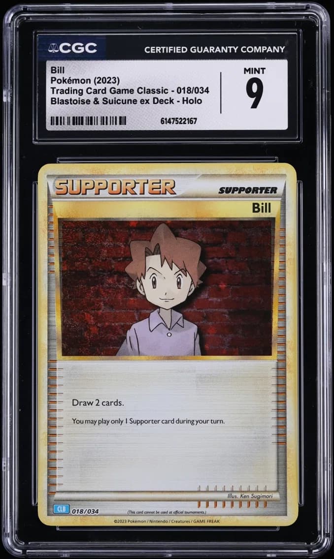 Bill, Trading Card Game Classic - CLV, CLC, CLB, CGC 9