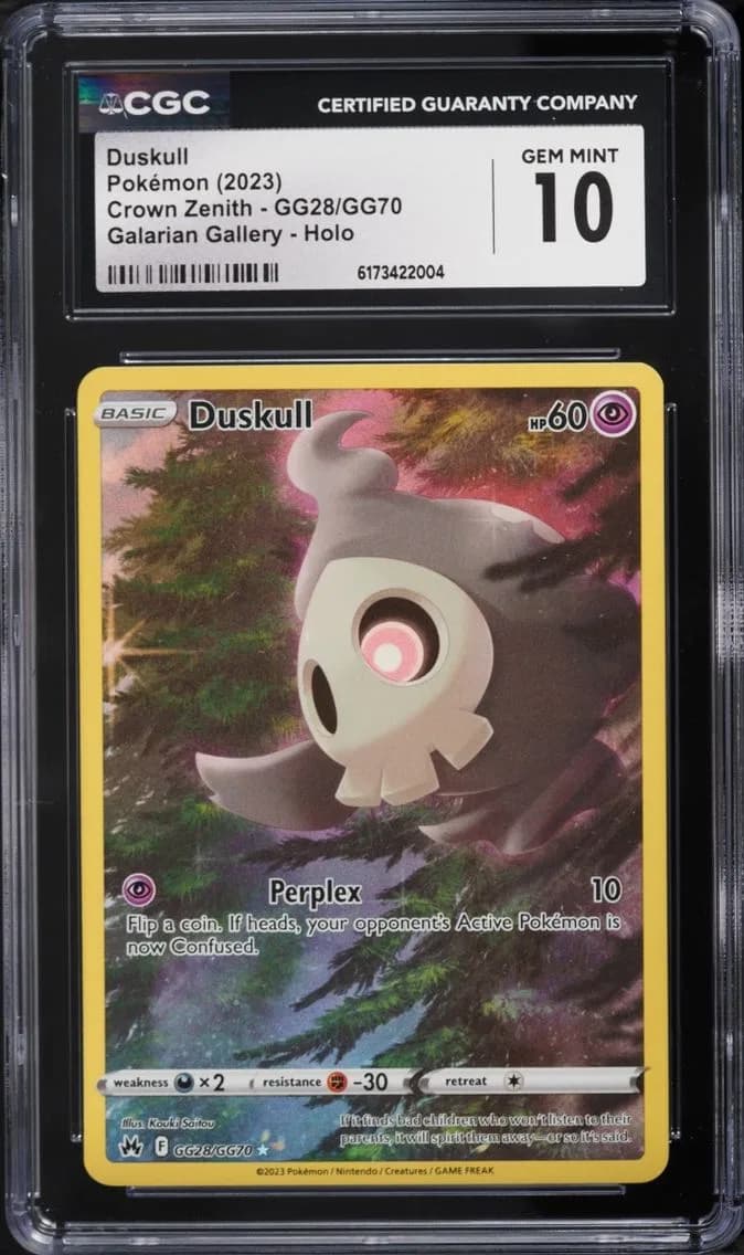 Duskull, Crown Zenith, CGC 10
