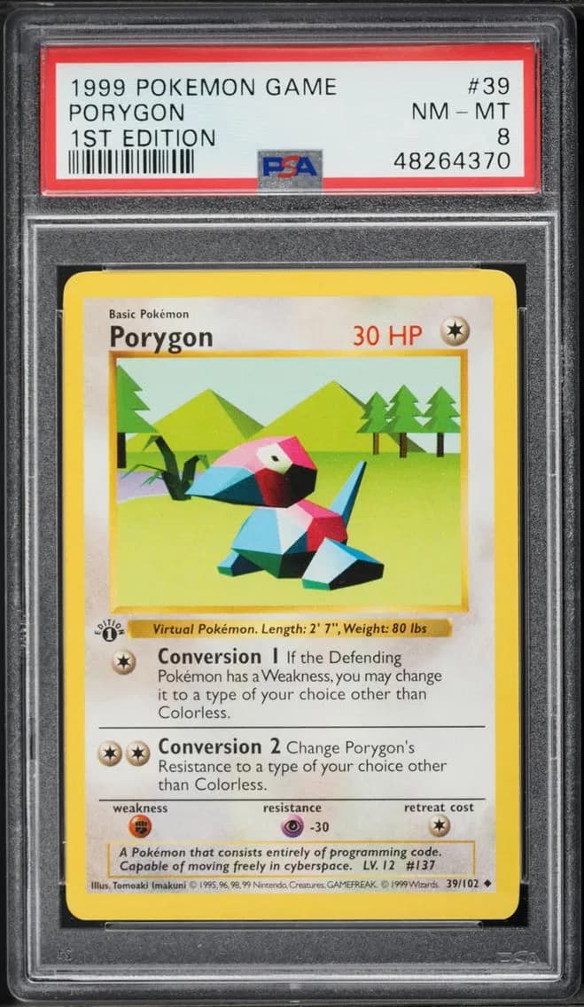 Edition Porygon, Game, PSA 8