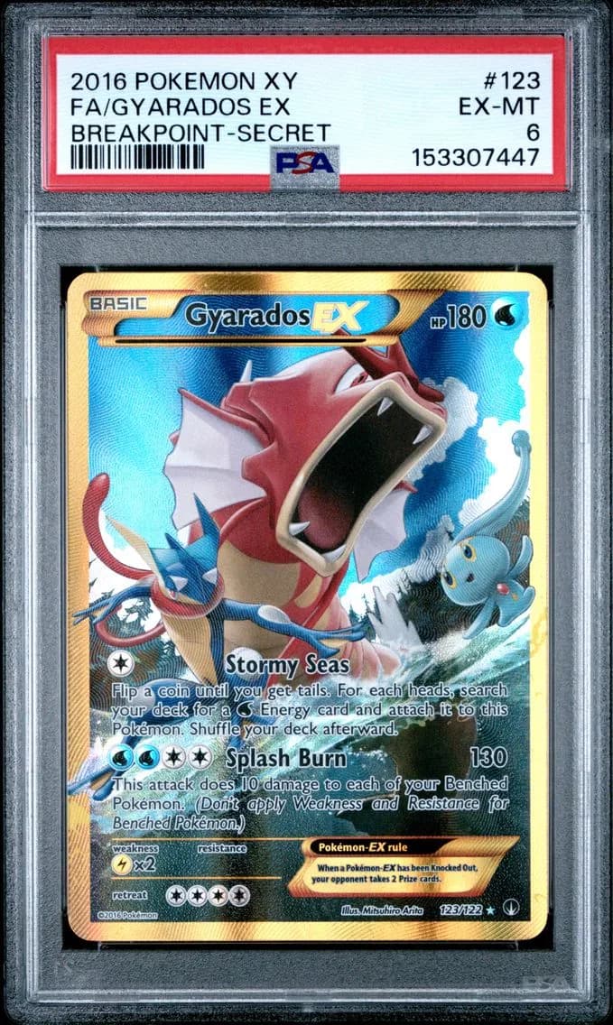 Gyarados EX, XY Breakpoint, PSA 6