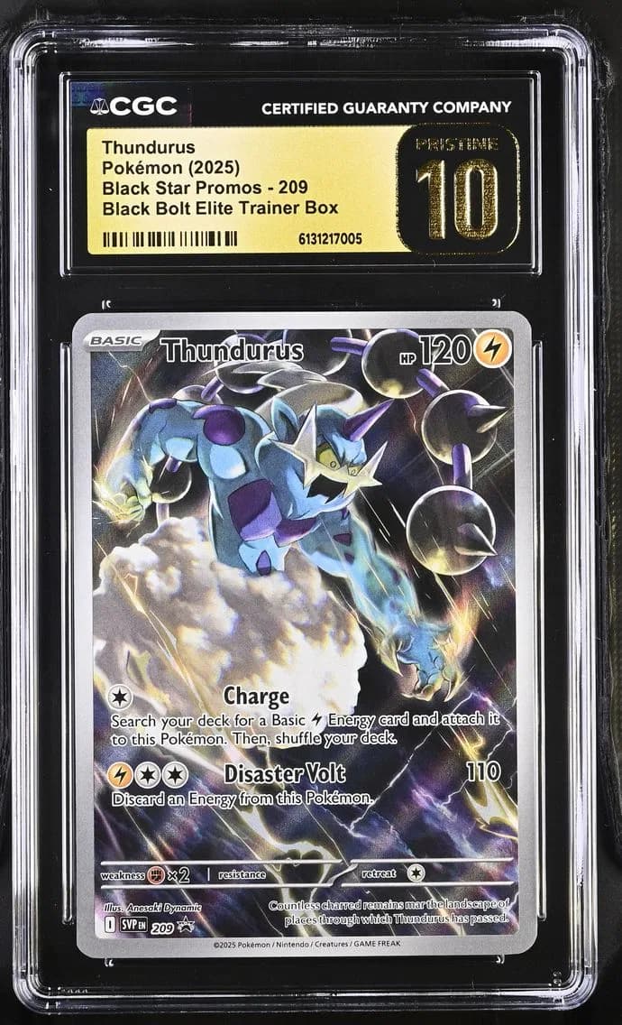 Thundurus, Black Star Promos - Scarlet & Violet SVP EN, CGC 10
