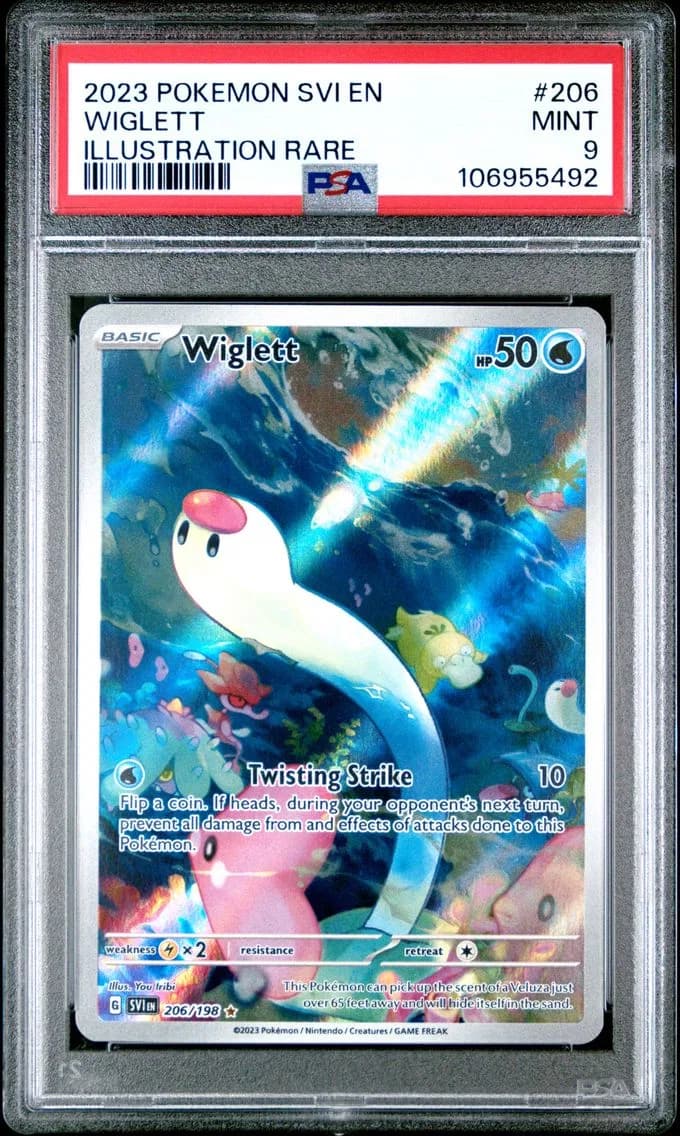 Wiglett, Scarlet & Violet, PSA 9