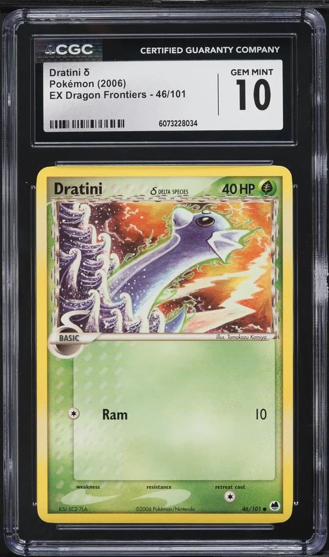 Dratini, EX Dragon Frontiers, CGC 10