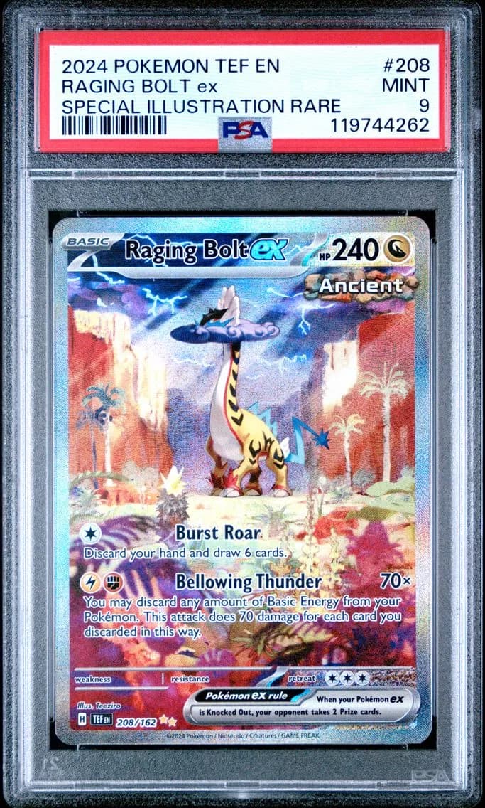 Raging Bolt EX, Temporal Forces, PSA 9