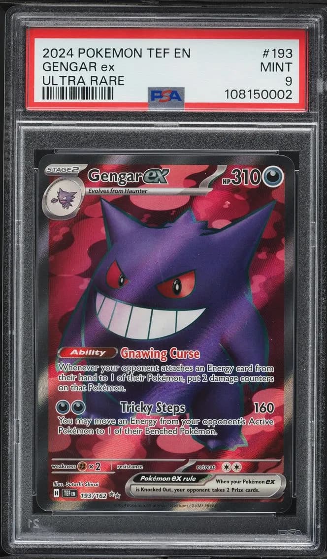 Gengar EX, Temporal Forces, PSA 9