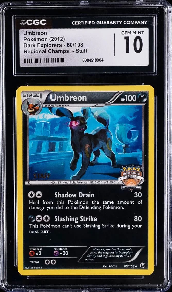 Umbreon-Holo, Dark Explorers, CGC 10