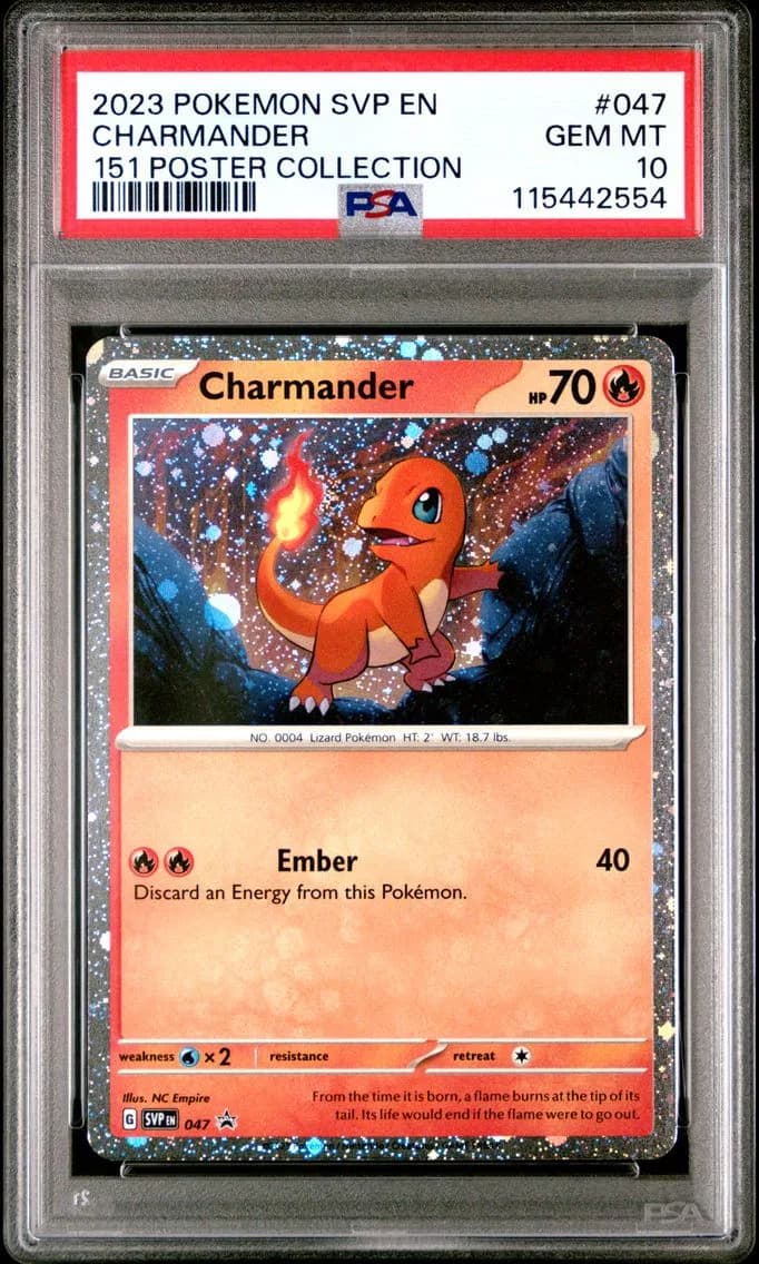 Charmander, SV Black Star Promo, PSA 10