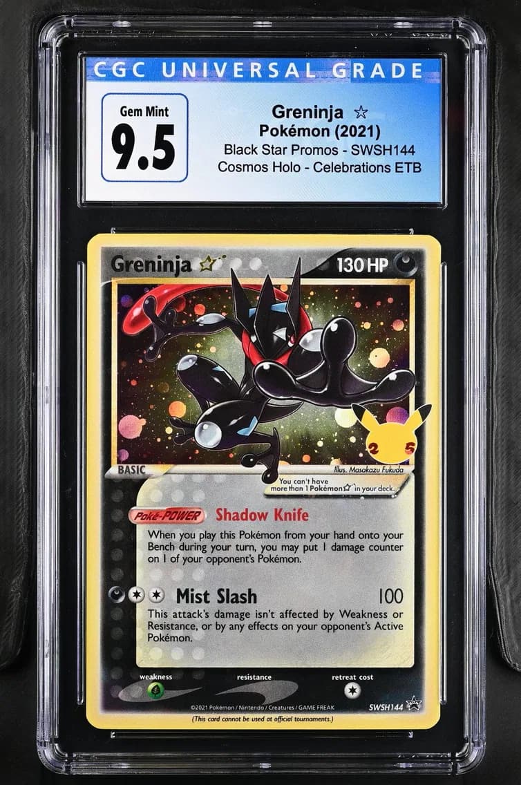 Greninja, Black Star Promos - Sword & Shield, CGC 10