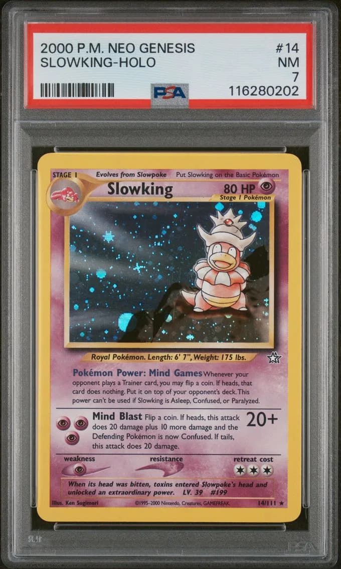Slowking-Holo, Neo Genesis, PSA 7