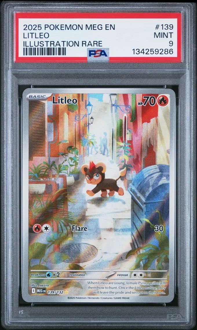Litleo, Mega Evolution, PSA 9