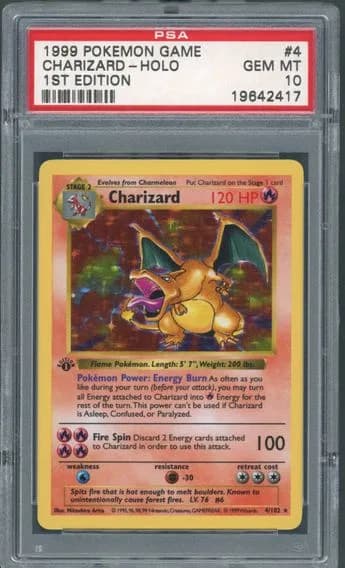 CHARIZARD 1ST EDITION PSA10 BASE SET | by Charred Treasures, PSA 10