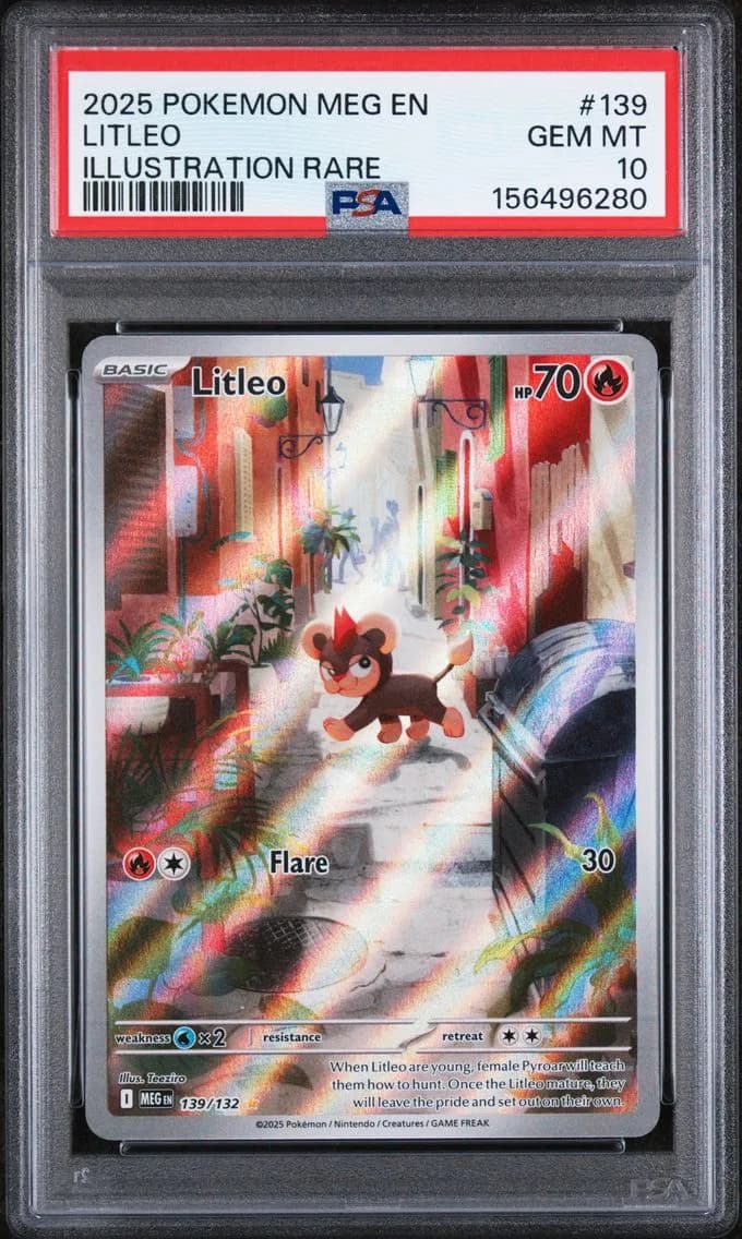 Litleo, Mega Evolution, PSA 10
