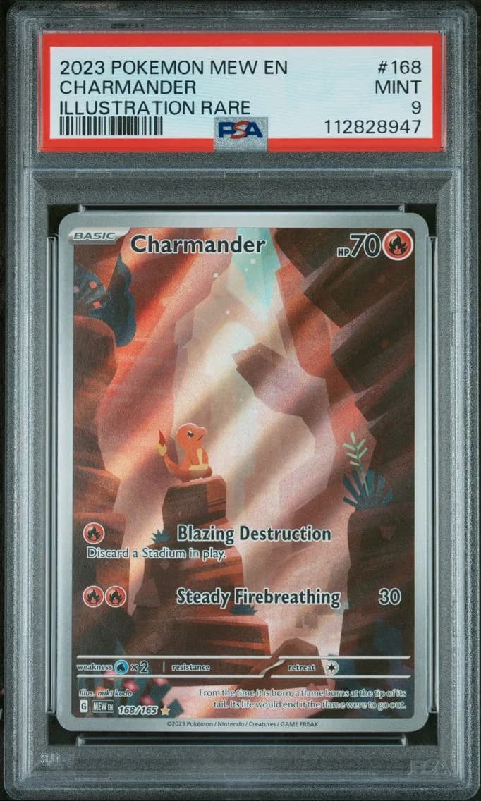 Charmander, 151, PSA 9
