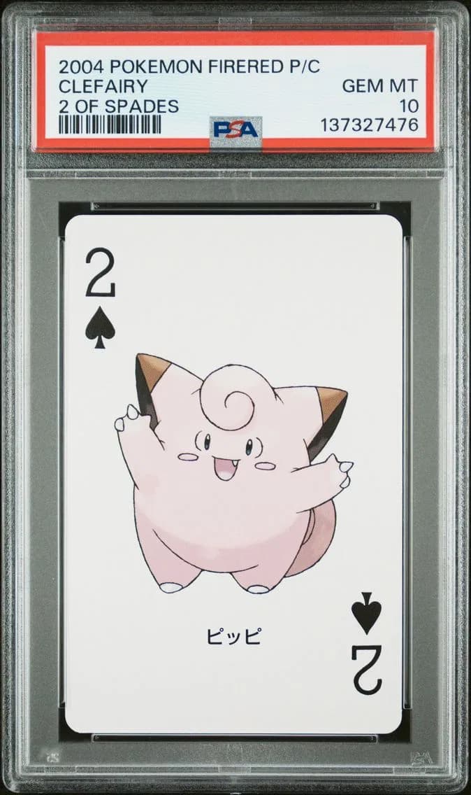 Clefairy, Firered Version Playing Cards, PSA 10