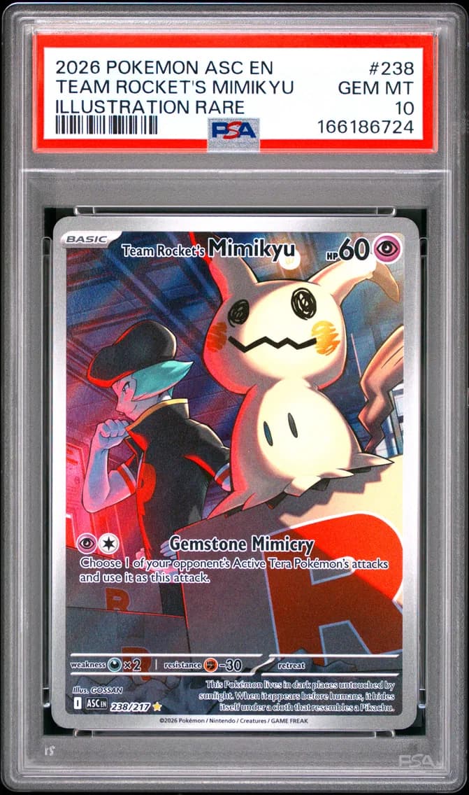 Team Rocket's Mimikyu, Ascended Heroes, PSA 10