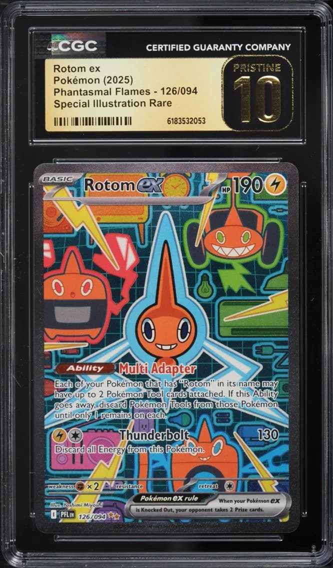 Rotom EX, Phantasmal Flames, CGC 10