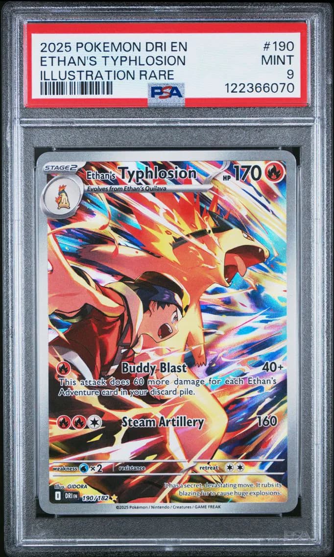 Ethan's Typhlosion, Destined Rivals, PSA 9