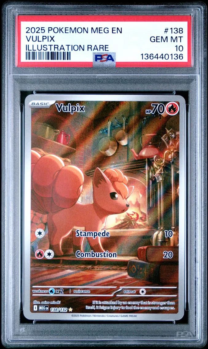 Vulpix, Mega Evolution, PSA 10
