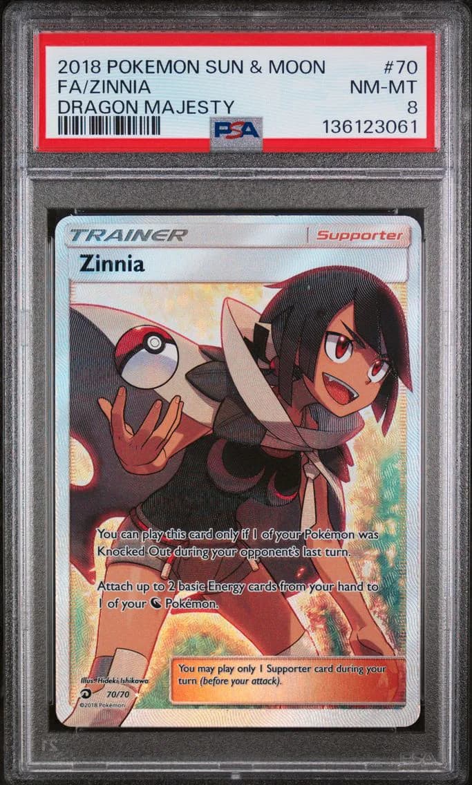 Zinnia, Sun & Moon Dragon Majesty, PSA 8