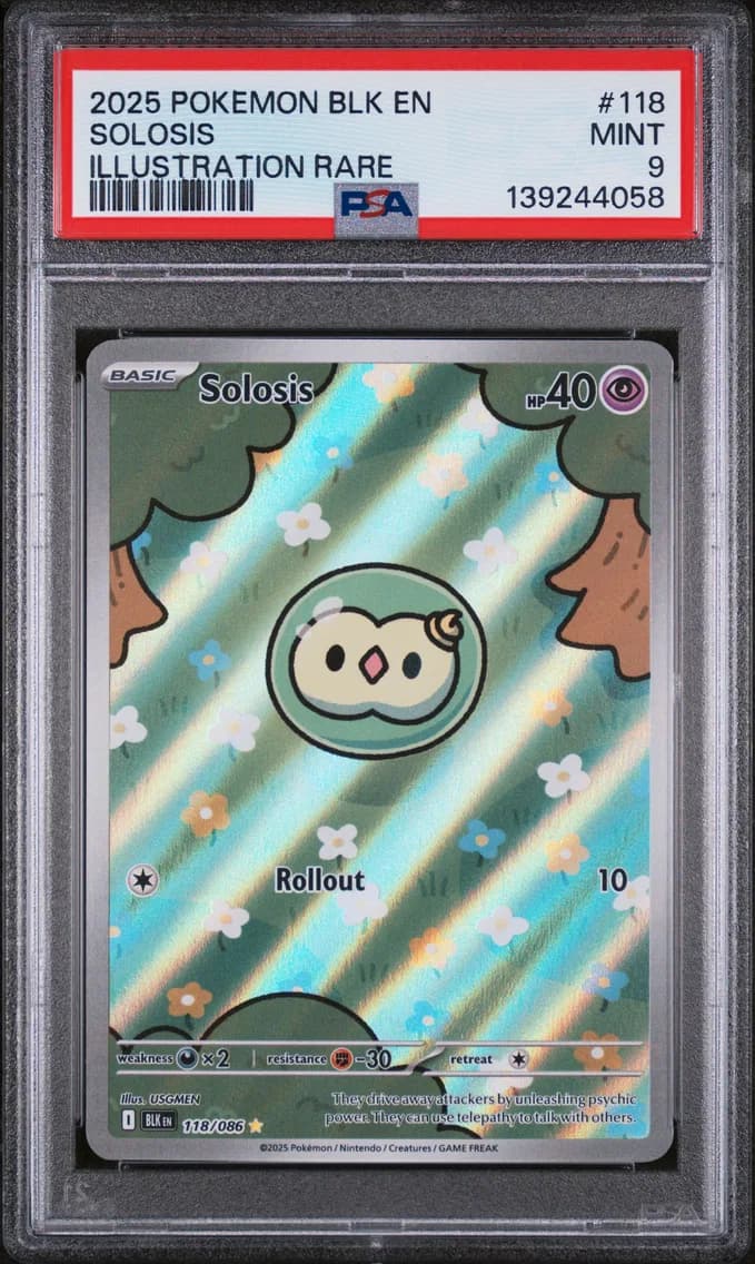 Solosis, Black Bolt, PSA 9