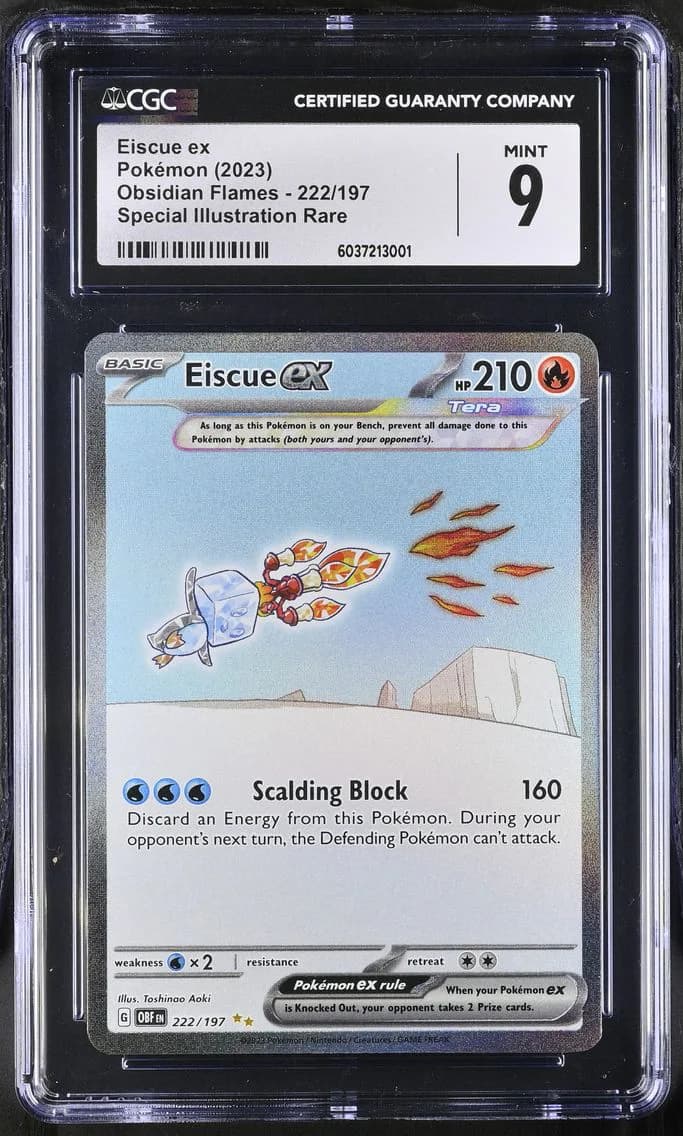 Eiscue ex, Obsidian Flames, CGC 9