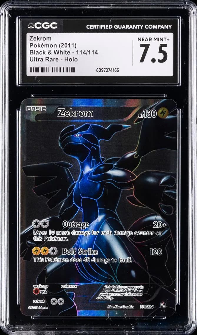 Zekrom, Black & White, CGC 7.5