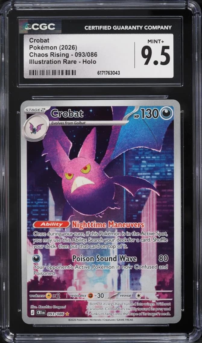 IR Crobat, Chaos Rising, CGC 9.5