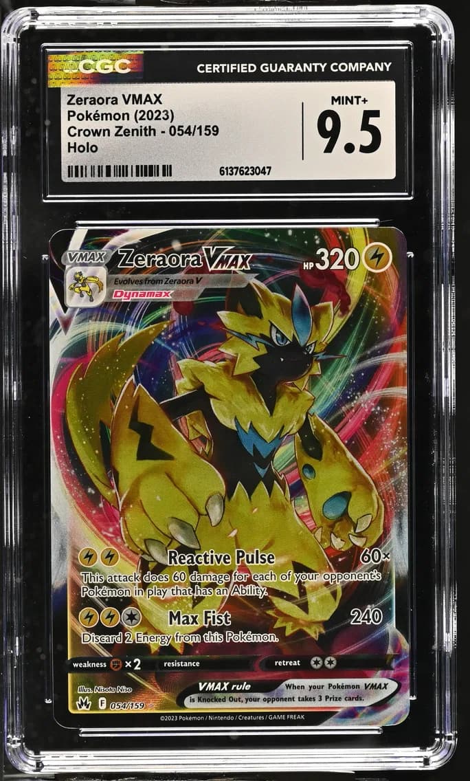 Zeraora VMAX, Crown Zenith, CGC 9.5