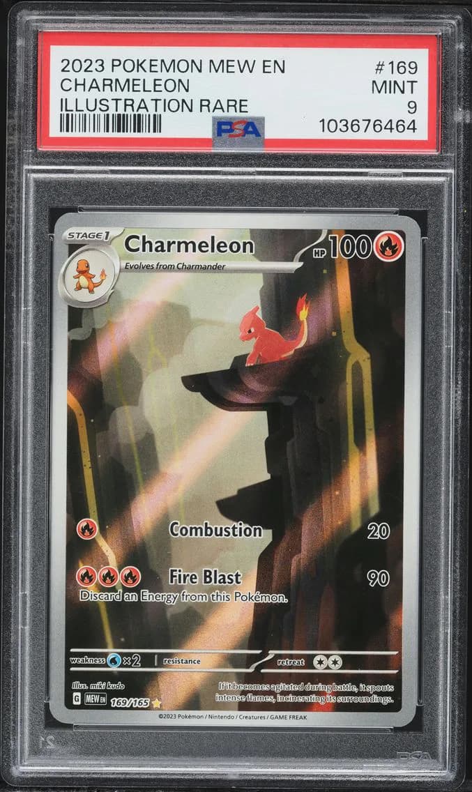 Charmeleon, 151, PSA 9