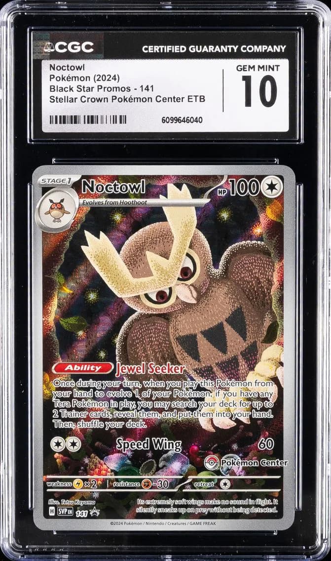 Noctowl, Black Star Promos - Scarlet & Violet SVP EN, CGC 10