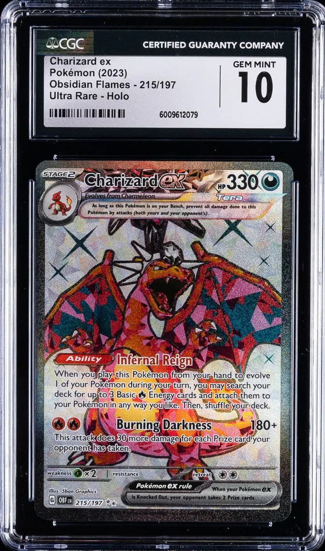 Charizard ex, Obsidian Flames, CGC 10