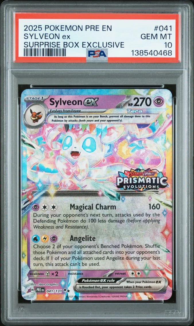 Sylveon EX, Prismatic Evolutions, PSA 10