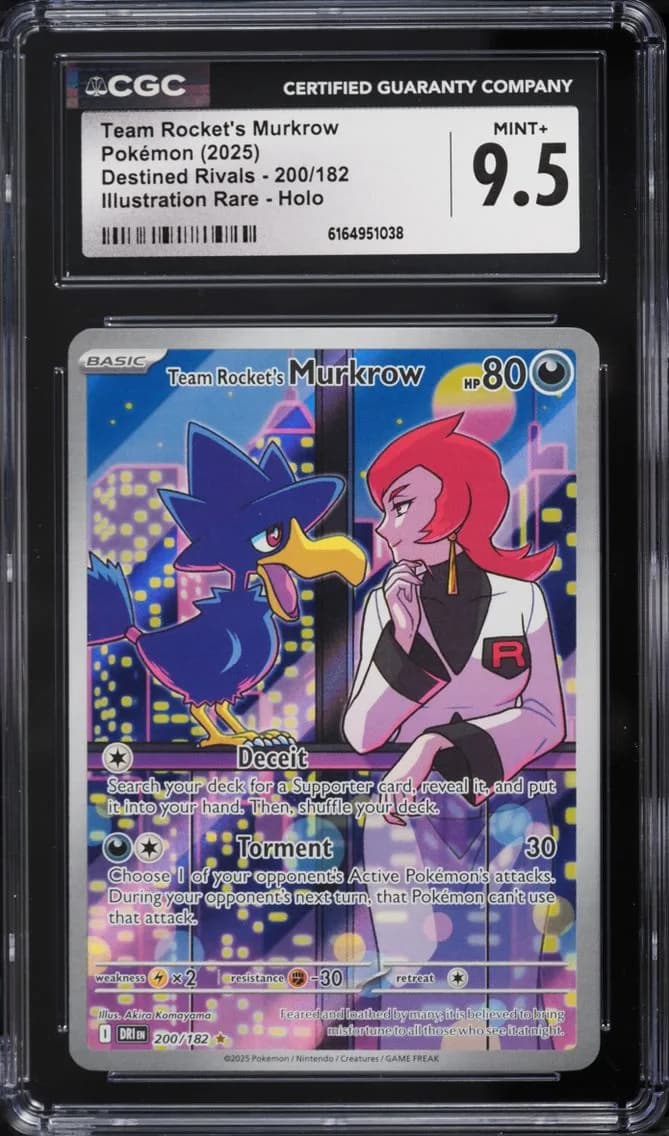 Team Rocket's Murkrow, Destined Rivals, CGC 9.5