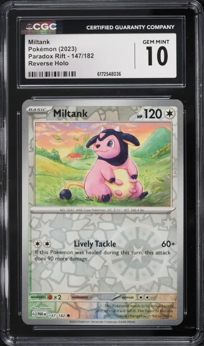 Miltank, Paradox Rift, CGC 10