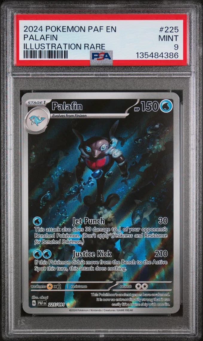 Palafin, Paldean Fates, PSA 9