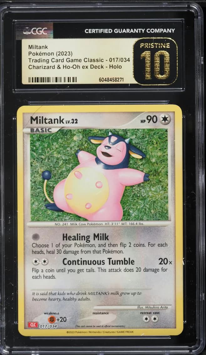 Miltank, Trading Card Game Classic - CLV, CLC, CLB, CGC 10