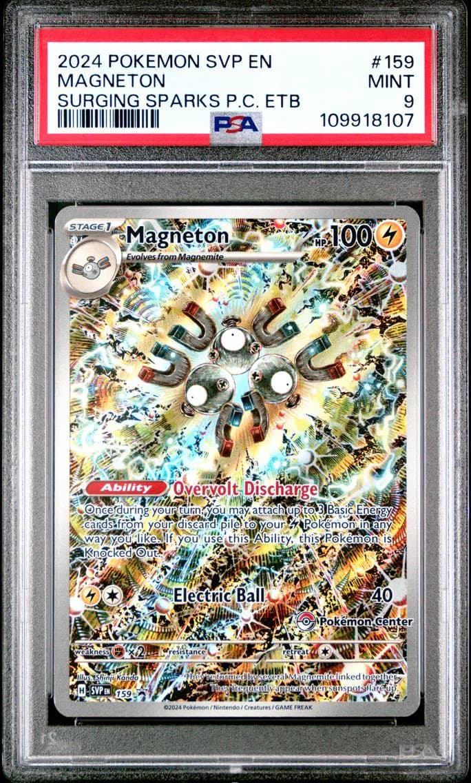 Magneton, SV Black Star Promo, PSA 9