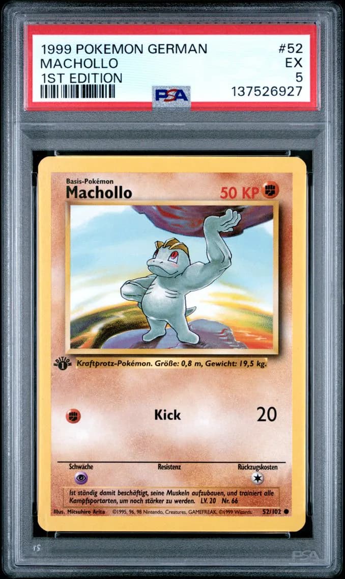 Machollo 1st Edition, German, PSA 5