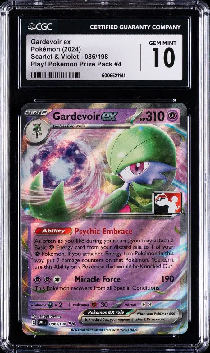 Gardevoir ex, Scarlet & Violet, CGC 10