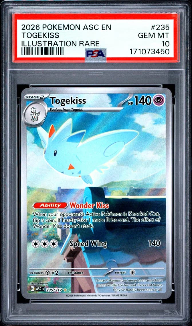Togekiss, Ascended Heroes, PSA 10