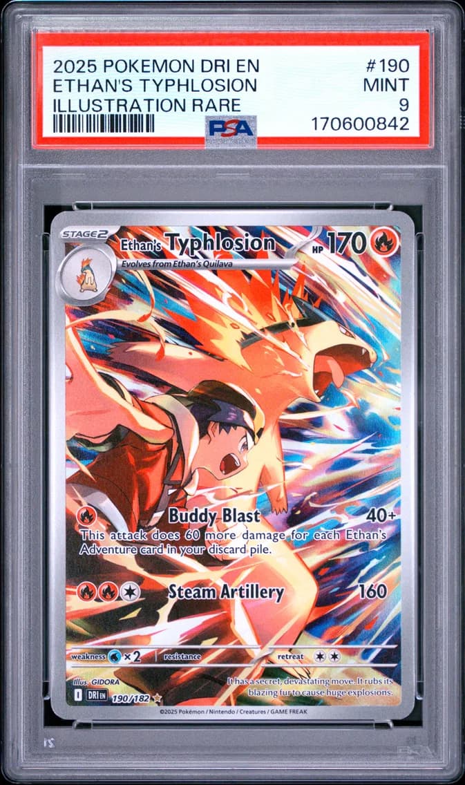 Ethan's Typhlosion, Destined Rivals, PSA 9