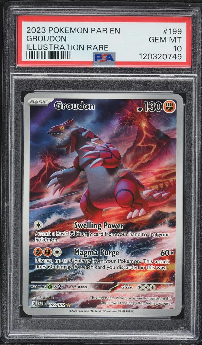 Groudon, Paradox Rift, PSA 10